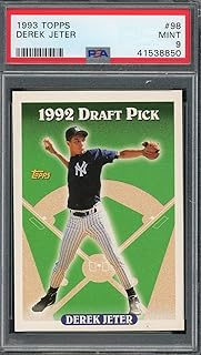 Derek Jeter Rookie Card - PSA 9
