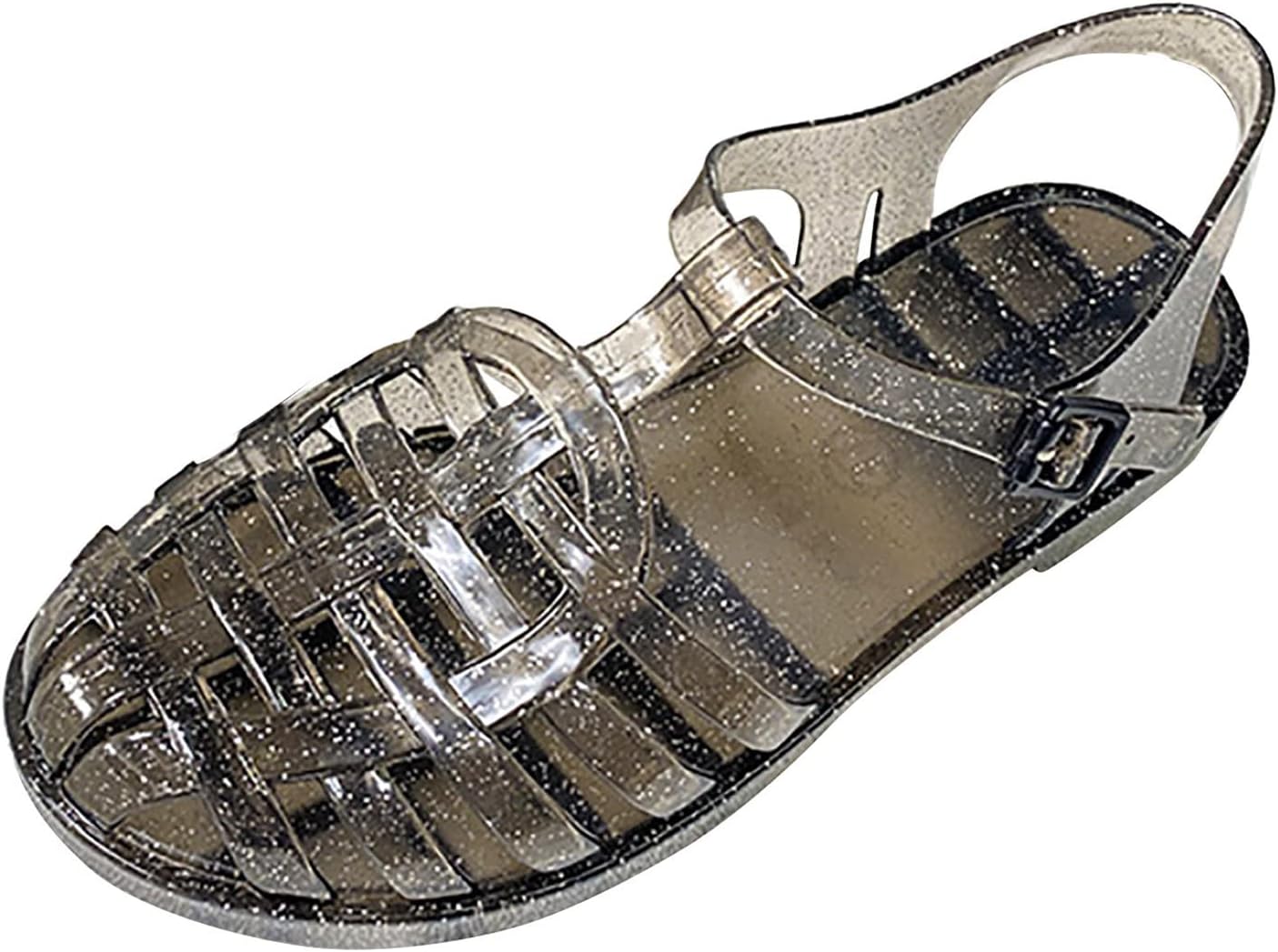 Sandales D'été Pour Femmes De Couleur Unie évidées Compensées