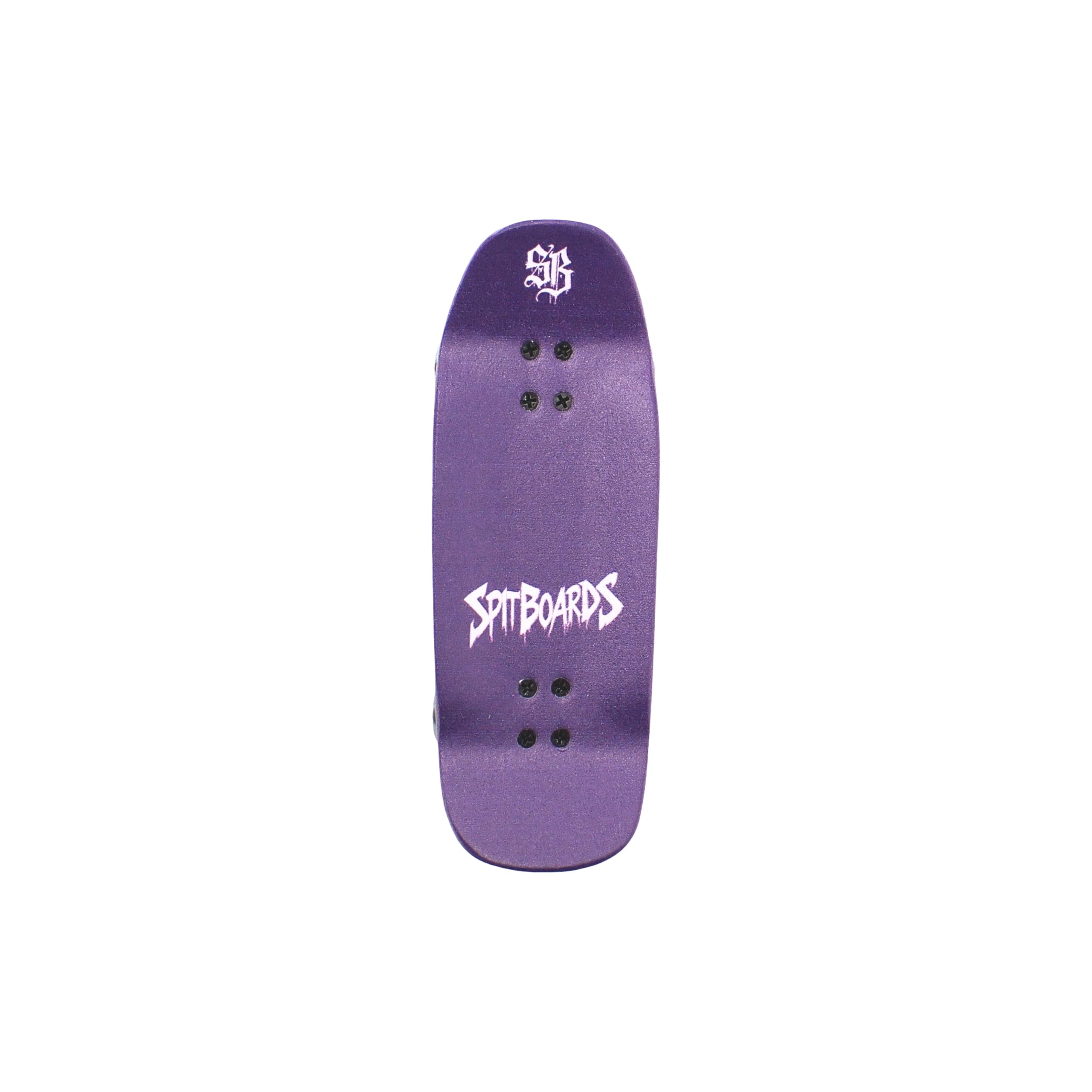 SPITBOARDS® Tastiera da 34 mm Oldschool Cruiser Pro, configurazione completa, preassemblata, legno a 5 strati, camion professionali, dadi di bloccaggio, ruote con cuscinetti Pro in uretano 60D,