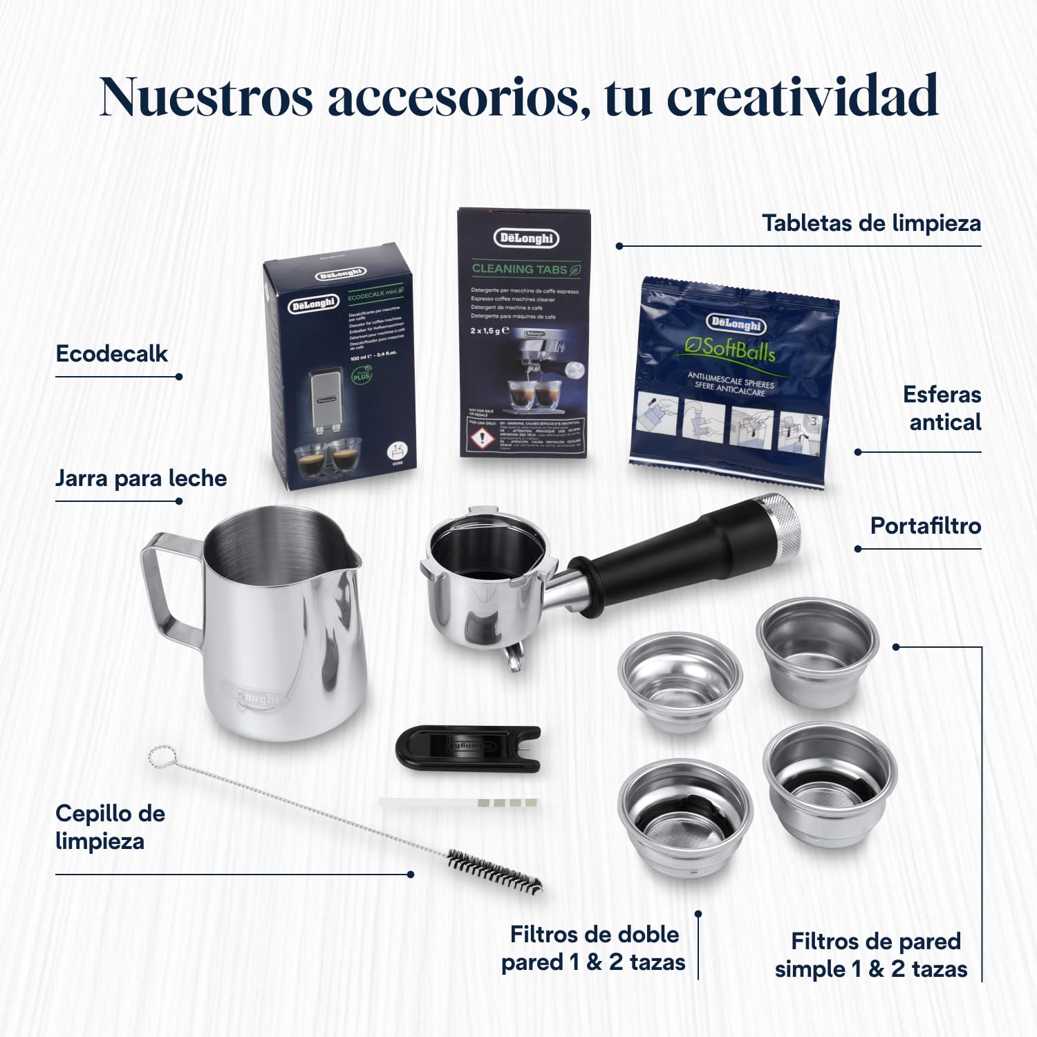 De'Longhi La Specialista Arte Evo EC9255.M, Máquina Café Espresso con Bomba, Función Cold Brew, Boquilla Espumadora de Leche Profesional, Tecnología con Sensor de Molienda, Incluye Kit Barista, Metal