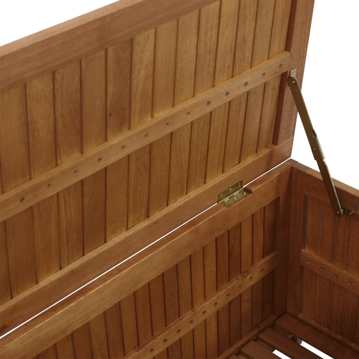 Garten Kissenbox PORTO in kleiner Ausführung, 90x45x45, Eukalyptus Holz FSC®-zertifiziert, Outdoor