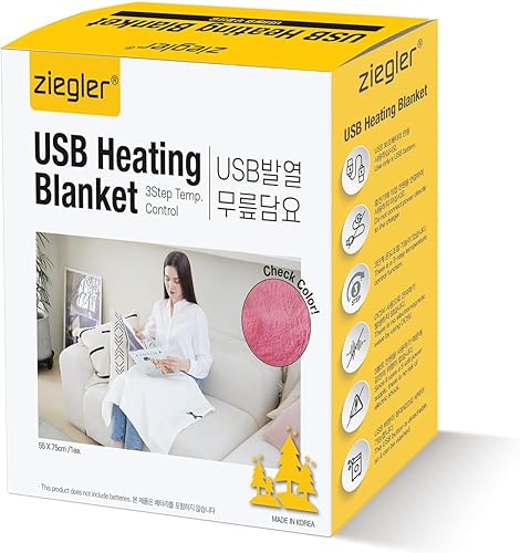 Miniatura 7 de Ziegler - Manta térmica USB (rosa)