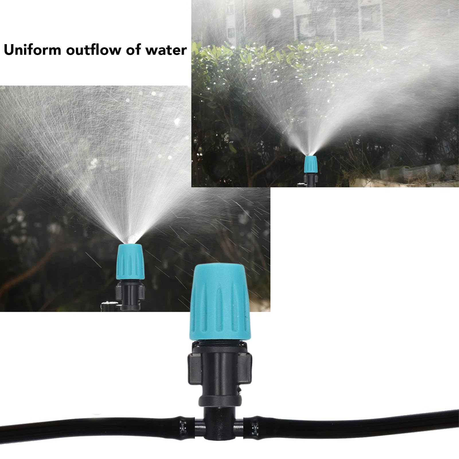 di Irrigazione Automatico da Giardino con Ugello Atomizzato, Kit Completo di Irrigazione a Goccia per Patio e Orto