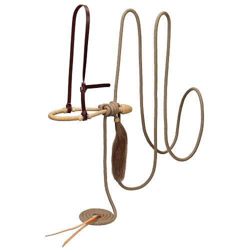 Weaver Piel Juego Completo de Mecate con Bosal, marrón
