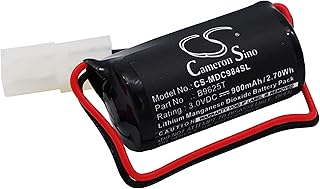 Aijos 3V Battery Replacement for MODICON B9625T 984X, 984X-008, ASC11/BASIC, B885, MA-8234-000, MODICON: 884, S929, S929 Multi-OP