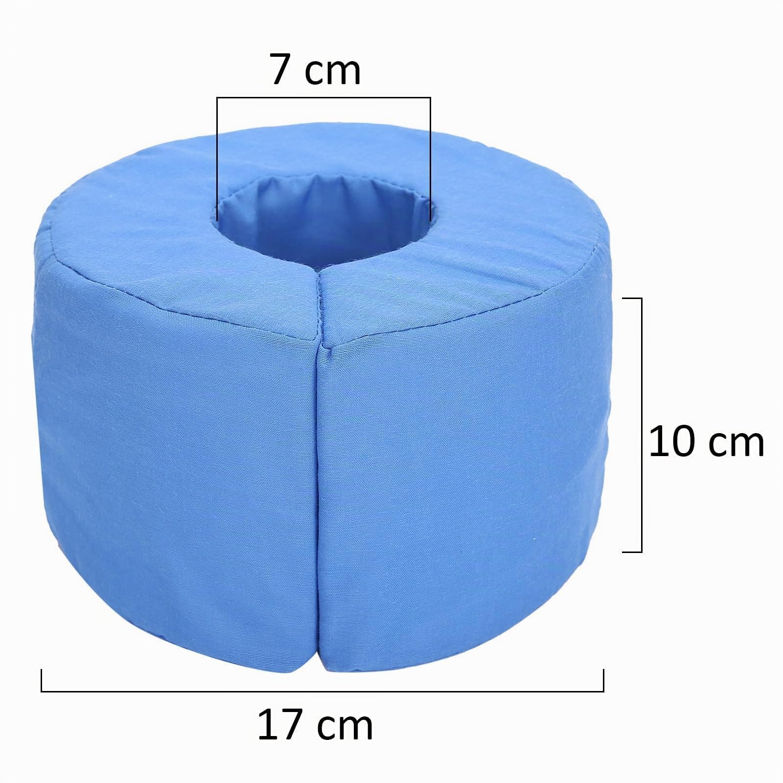 2Pcs Elevación de la Almohada del pie, Almohada antiescaras para el talón, Almohada de Apoyo para el Pie, Almohadilla elevadora para el reposamanos, Almohada Transpirable de Elevación del Pie