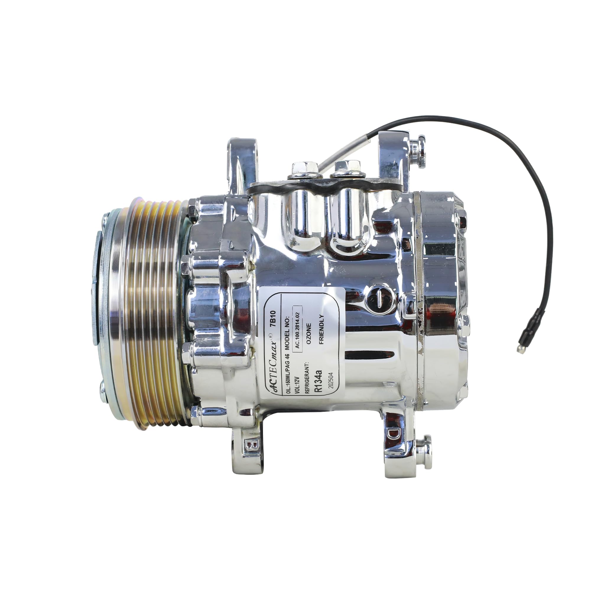 Amazon.com: ACTECMAX Universal A/C Compressor with Clutch 6PK for