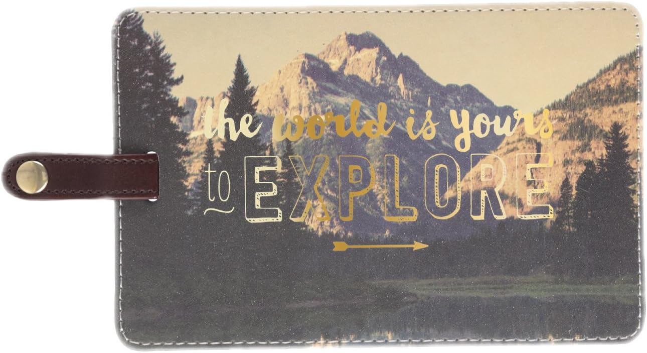 Eccolo World Traveler Epic Jumbo Luggage Tag (Vista Photo - Explore)