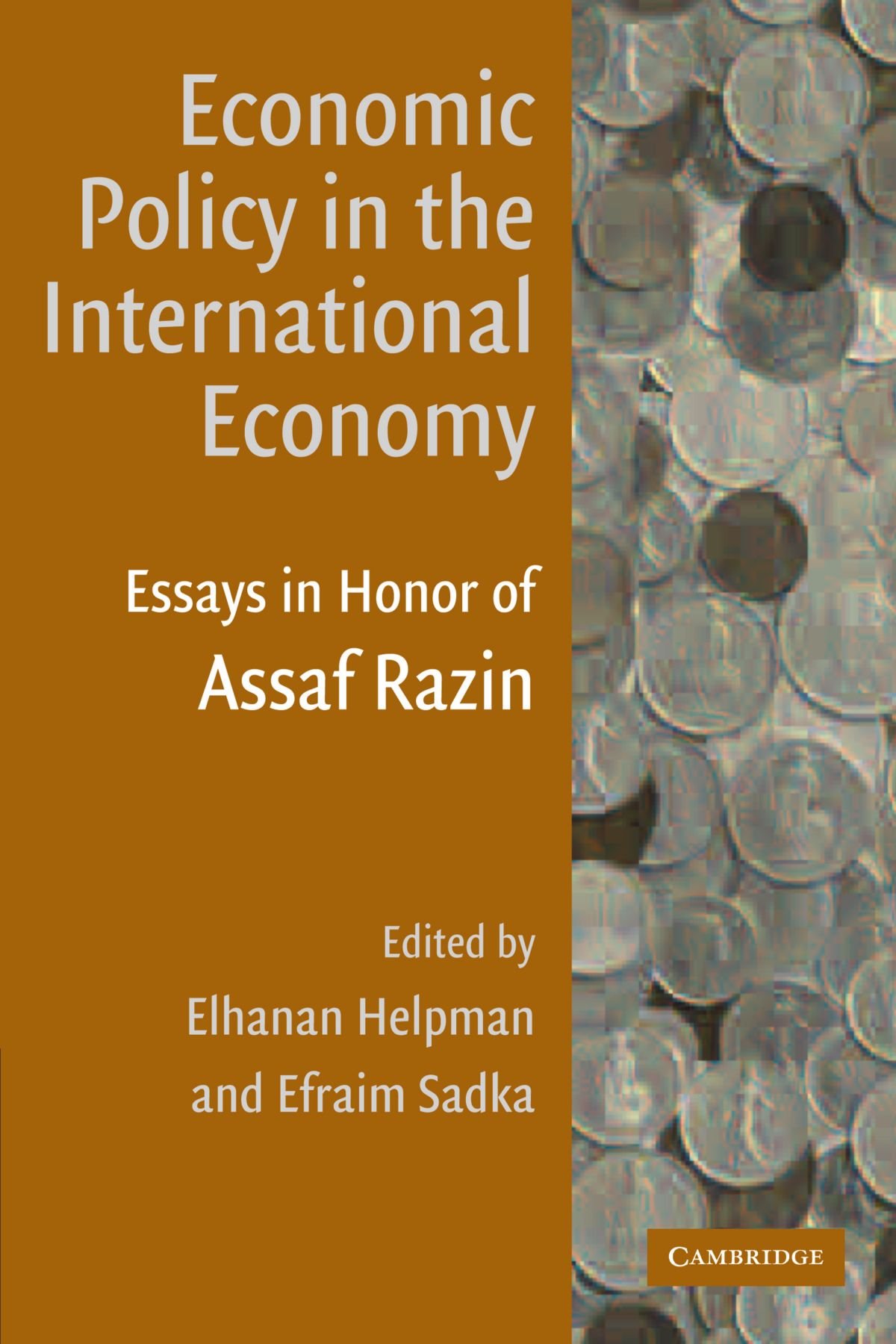 Economic Policy in the International Economy by Elhanan Helpm... - 9780521178426