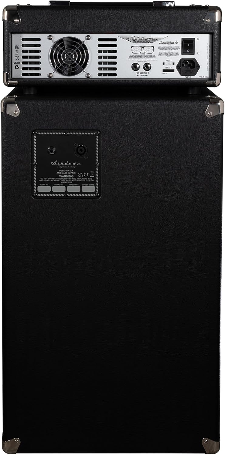 Ashdown Studio MiniRig Bass Head and Cabinet, rear panel connections