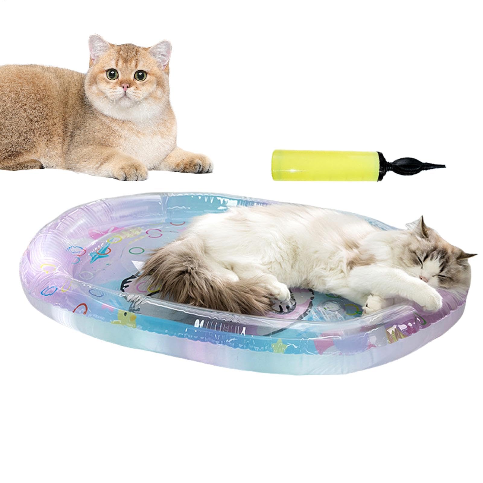 Tapis de jeu sensoriel pour chat gonflable : fraîcheur et confort dans votre salon