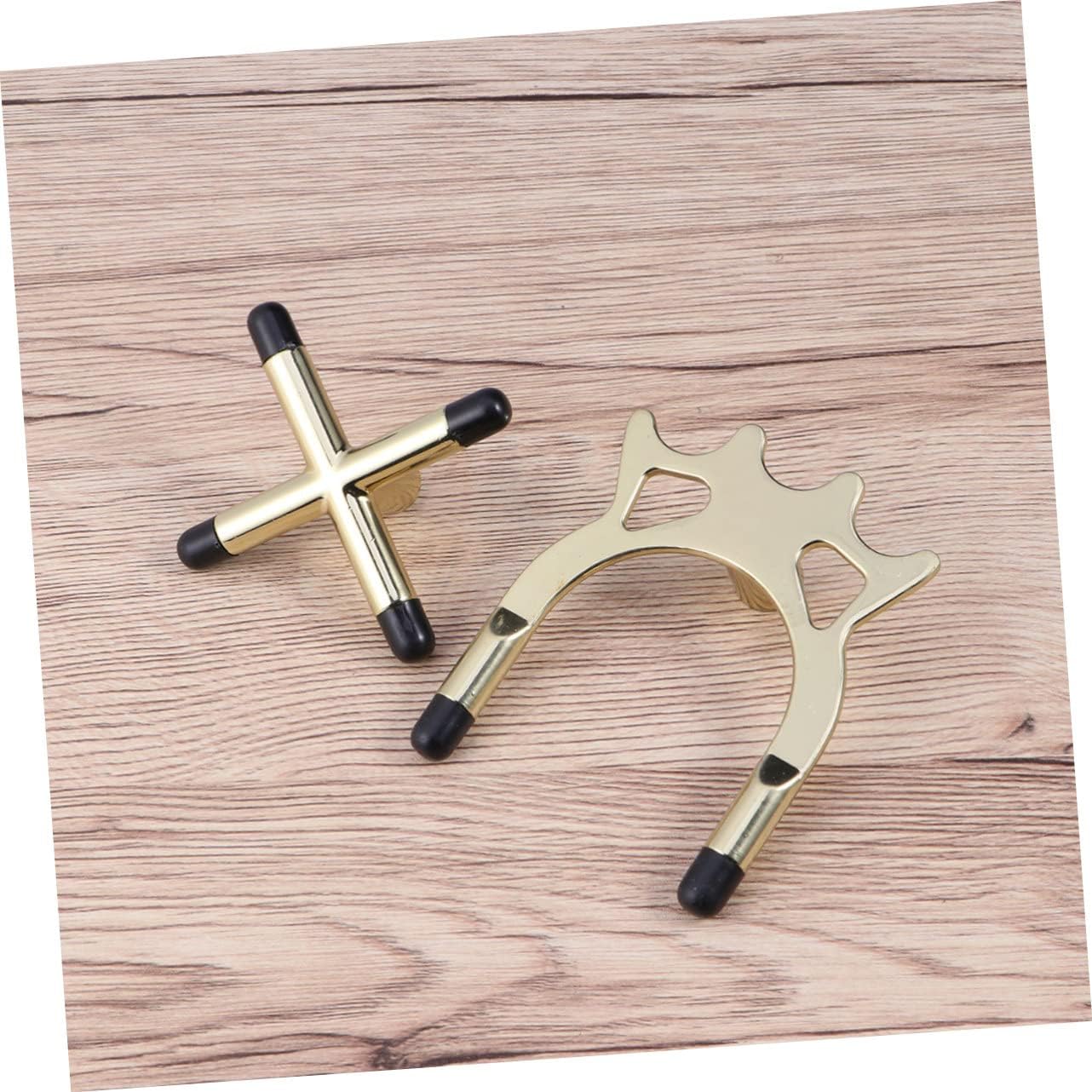 Yardwe 2pcs Billiards Cue Rack Holder Snooker Pool Stick Rack Cue Stick Case Accessory