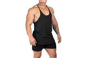 Stringer Bodybuilding Tank Tops: Low Cut, Off Y Back Gym Workouts Dominator