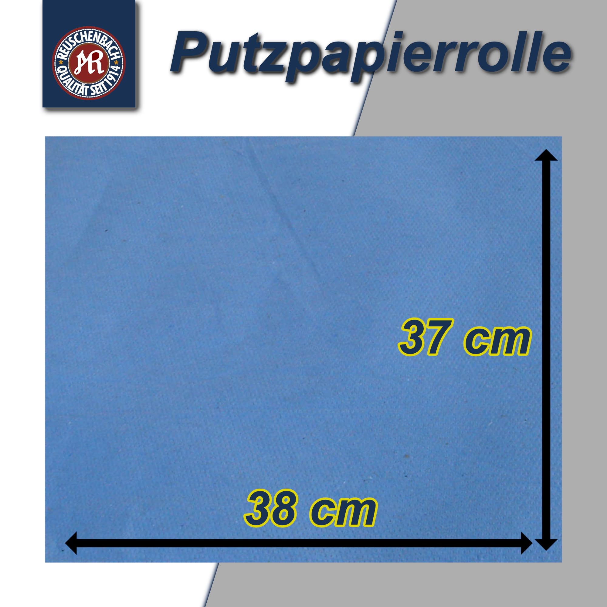 Essentials Paper Roll Blue 2-Ply 185mm x 135m