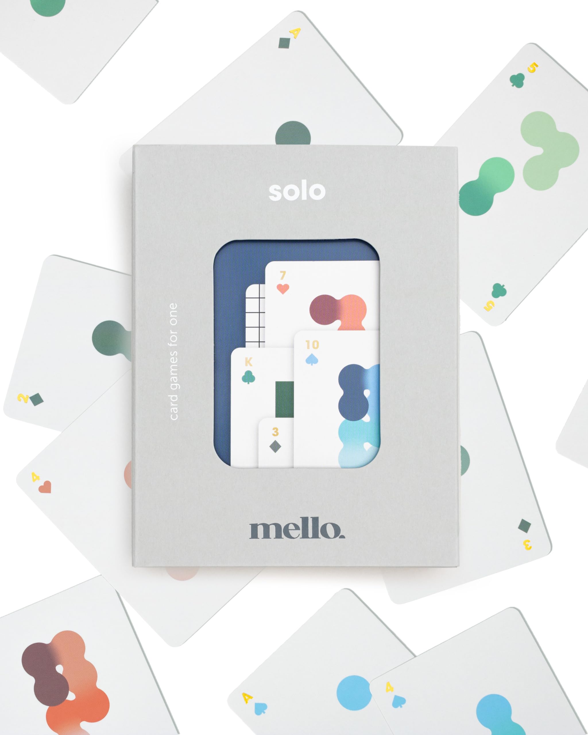 Mello - Playing Cards Solo, Multi-colored, 70 x 98 x 20 mm