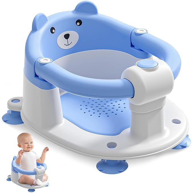 Amazon.com: Baby Bath Seat for Babies 6 Months & up, Non-Slip Toddler ...
