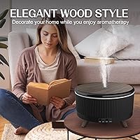 Vista 13 de Diffusers for Essential Oils Humidifiers 500ML, Essential Oils Large Room Aromatherapy Diffuser,7 Colors Lights 3 Mist Modes with R/C for Home Office