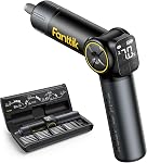 Fanttik Fold S1 APEX 3.7V Cordless Screwdriver, Electric Screwdriver 20 Bits, 8 Torque Settings Max 7N.m, Screen Interaction, Pivot Handle, High/Low RPM Option, 1/4''Hex, Ideas DIY Tool - Deluxe Case