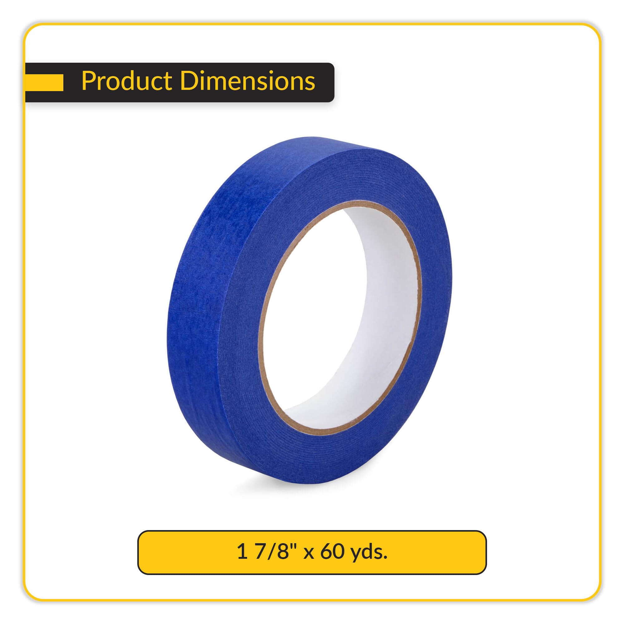 Brixwell QITQ-004 Blue Painters Tape, CP 27 Width 1 7/8
