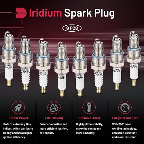 Miniatura 67 de BDFHYK Juego de 6 bujías iridio compatibles con Dodge Nitro Ram 1500 Dakota, compatible con Jeep Commander Liberty Grand Cherokee, Raider, 3.7L 4.7L