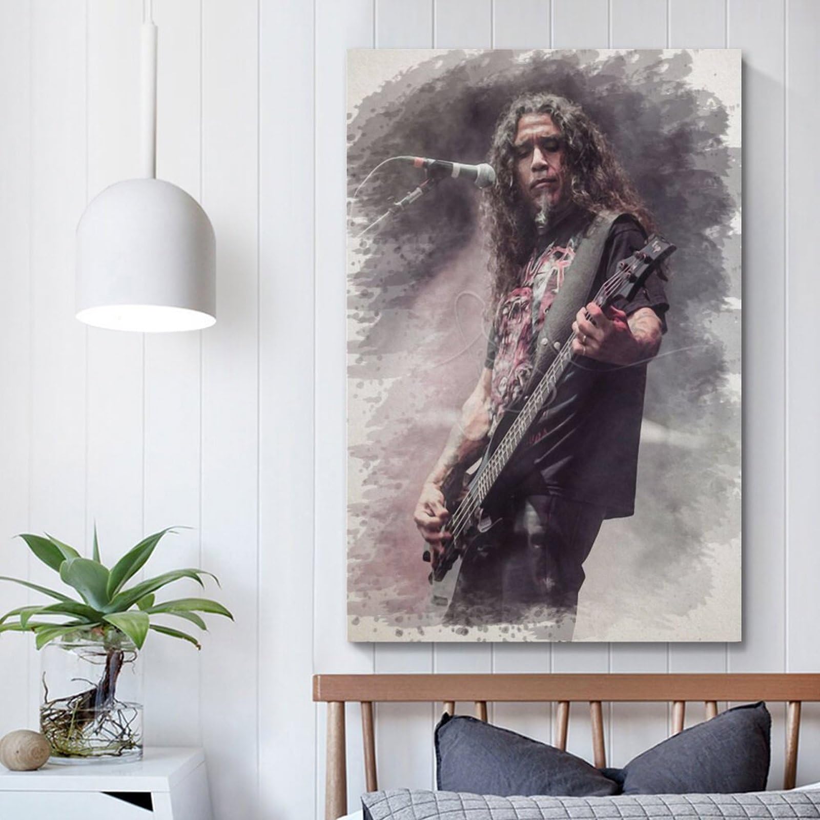 Poster Su Tela VZRSQZK - Ritratto Musicista Tom A. Stampa Artistica Moderna 40x60 Cm Per Camera Da Letto