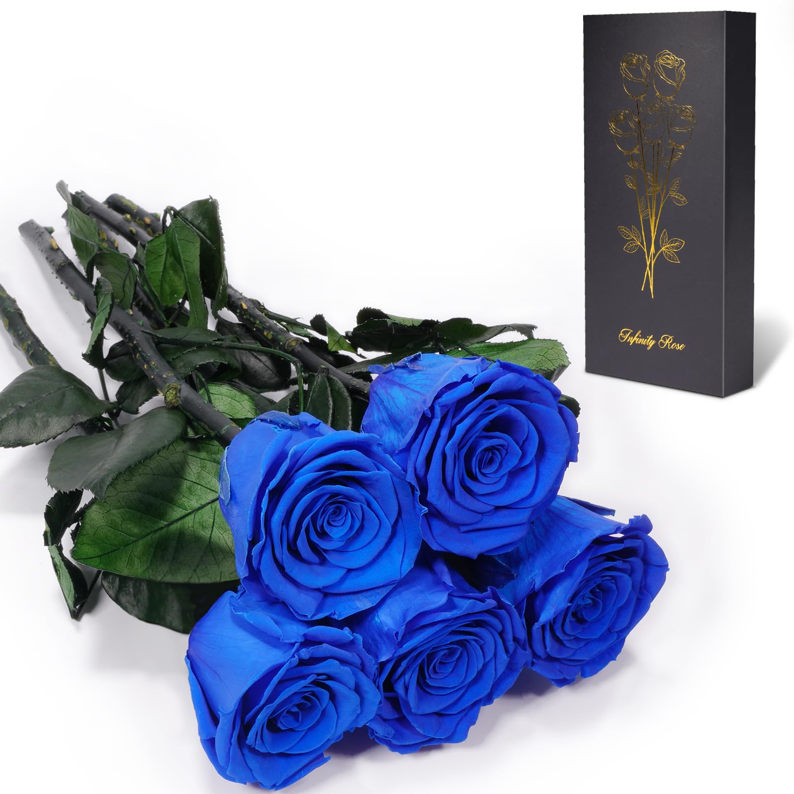 Yamonic Rosa Eterna Regalos para Mujer, Rosa Preservada con Tallo Regalo Dia de la Madre Regalo Cumpleaños Mujer, Flores Preservadas Regalos Madre, Rosa Eterna Natural Preservada Regalo San Valentín — view 19