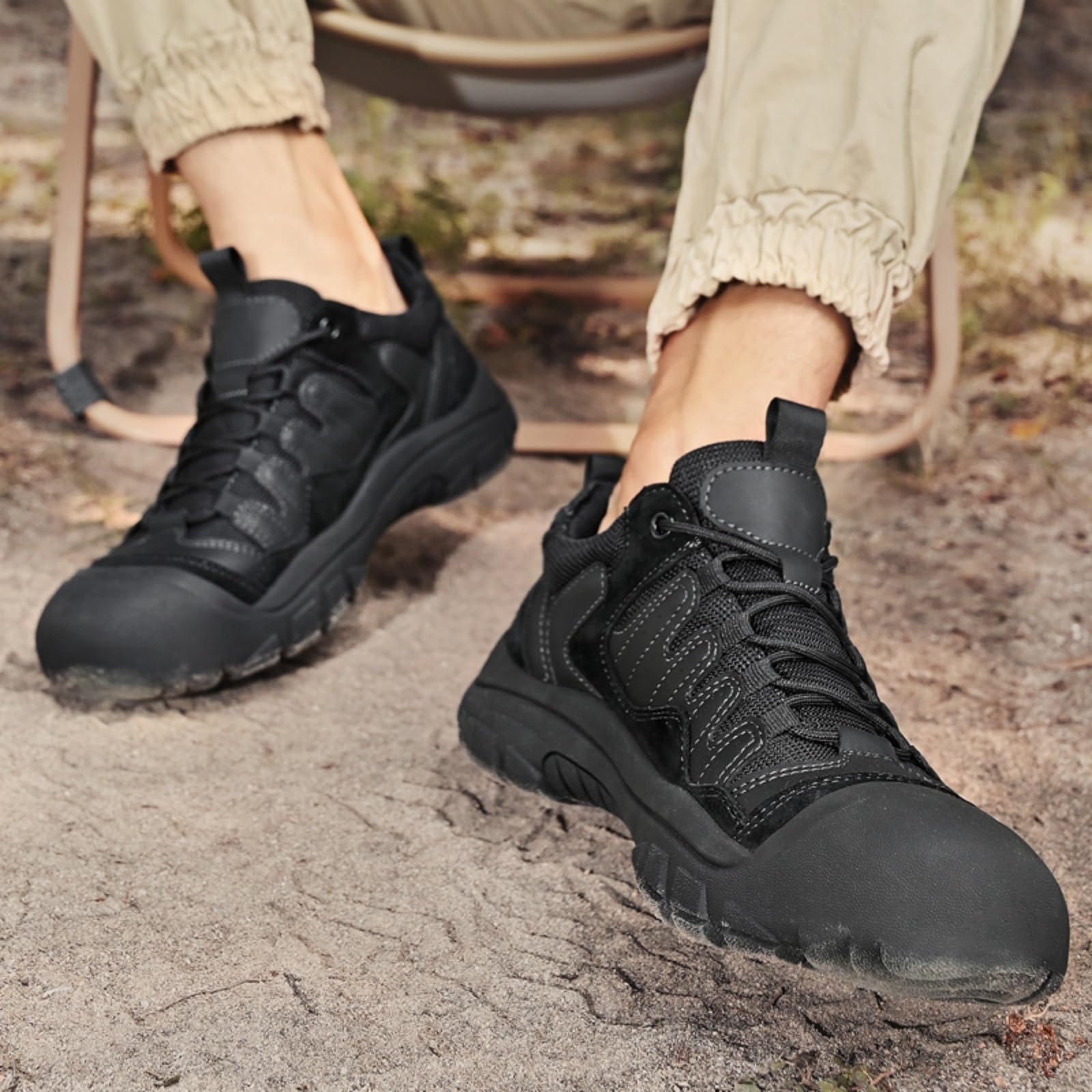 Męskie buty do chodzenia wodoodporne niskie buty trekkingowe