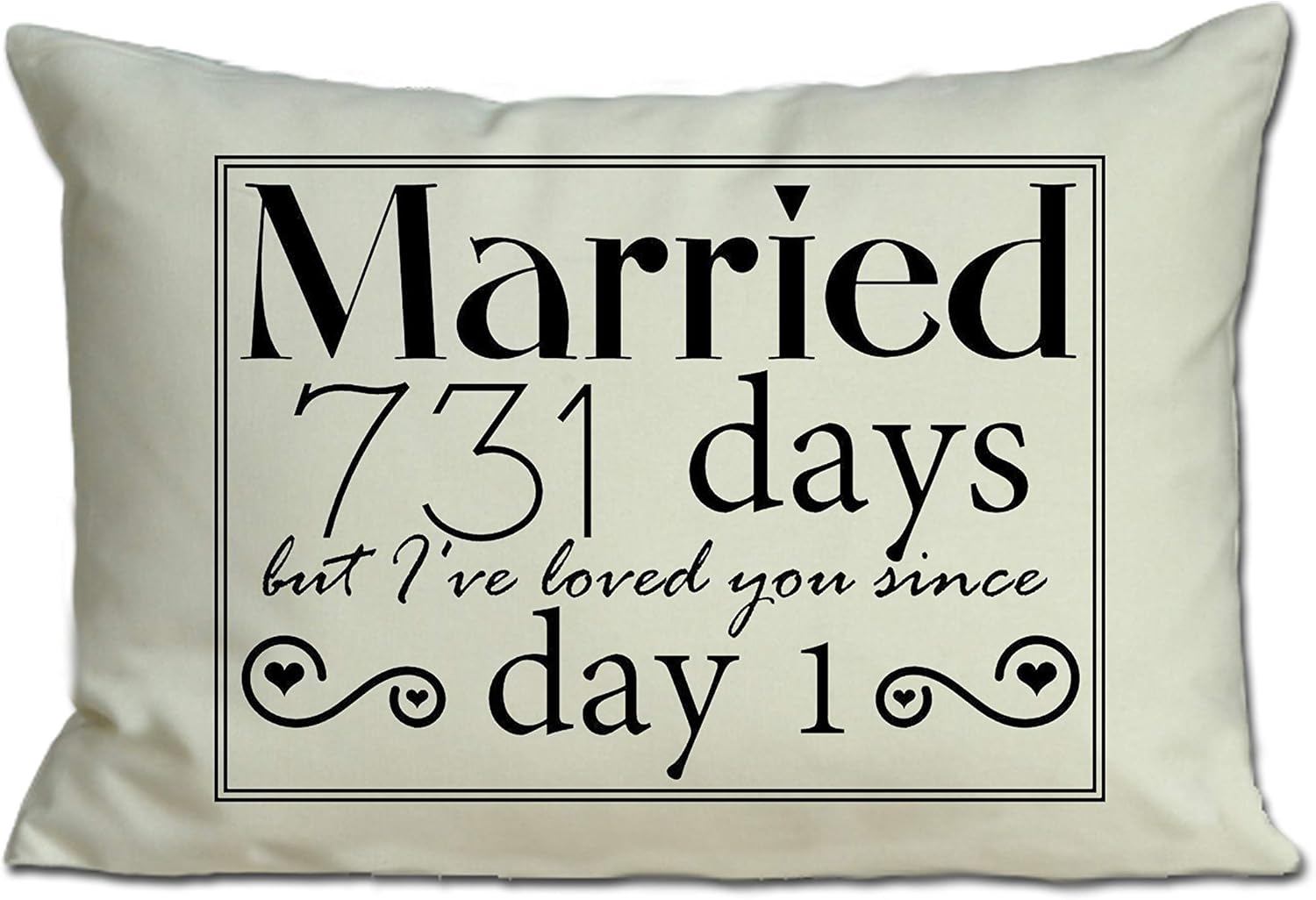 731 Days 2nd Anniversary Cotton Gift, Cotton for her, Married for 731 Days but, I've Loved You Since Day 1. FBM