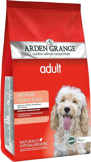 Arden Grange Adult Dry Dog Food Chicken and Rice, 6 kg