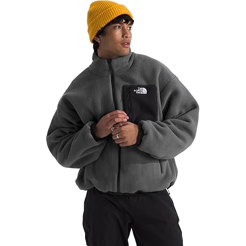 THE NORTH FACE Men's Yumiori Reversible Jacket | Water & Wind Resistant Coat with Internal Cinch Cord, & Secure Zip Pockets