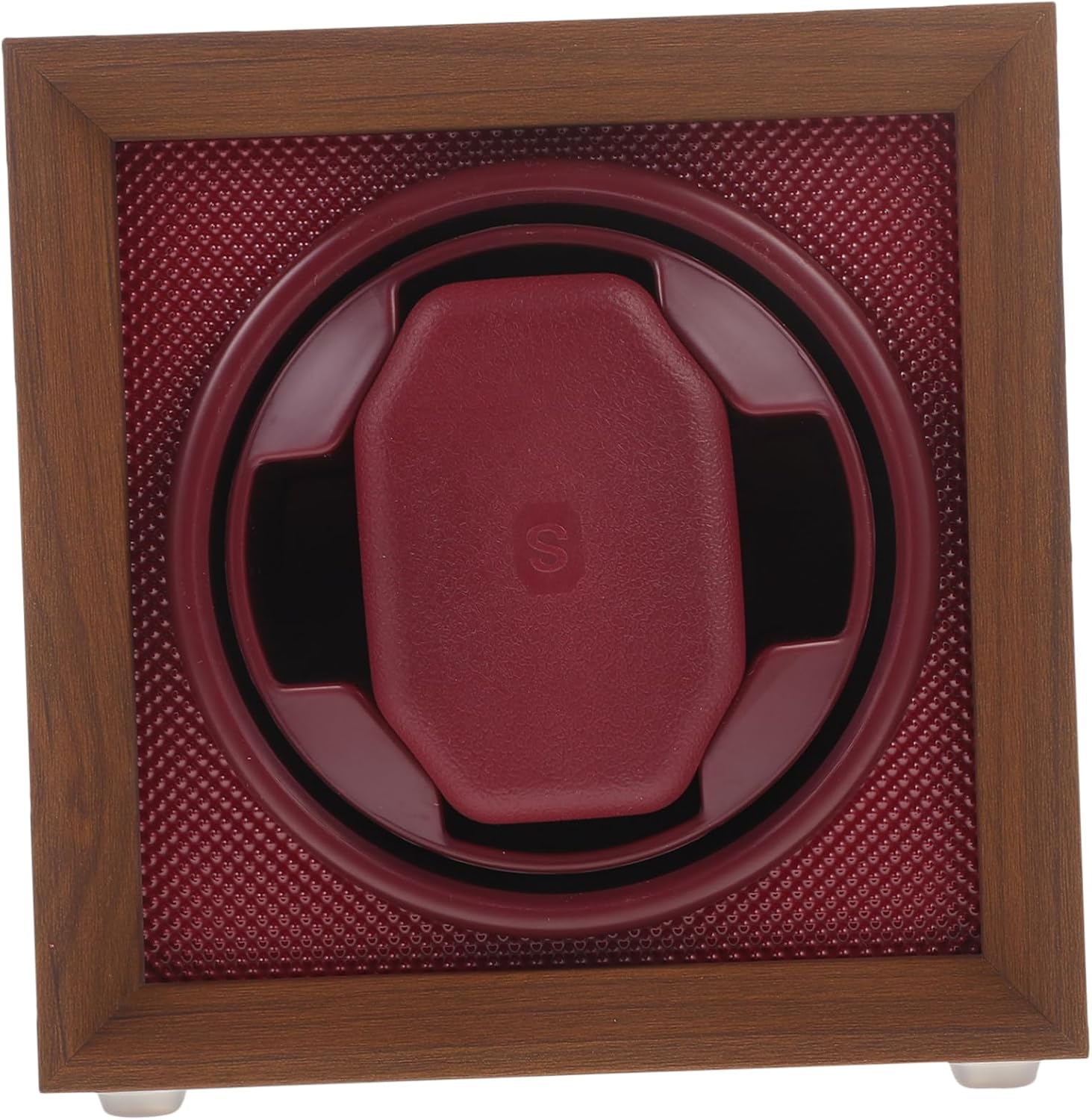 LIOOBO Automatic Watch Winder with Soft Interior Durable Construction and Adjustable Settings for Collectors of Mechanical