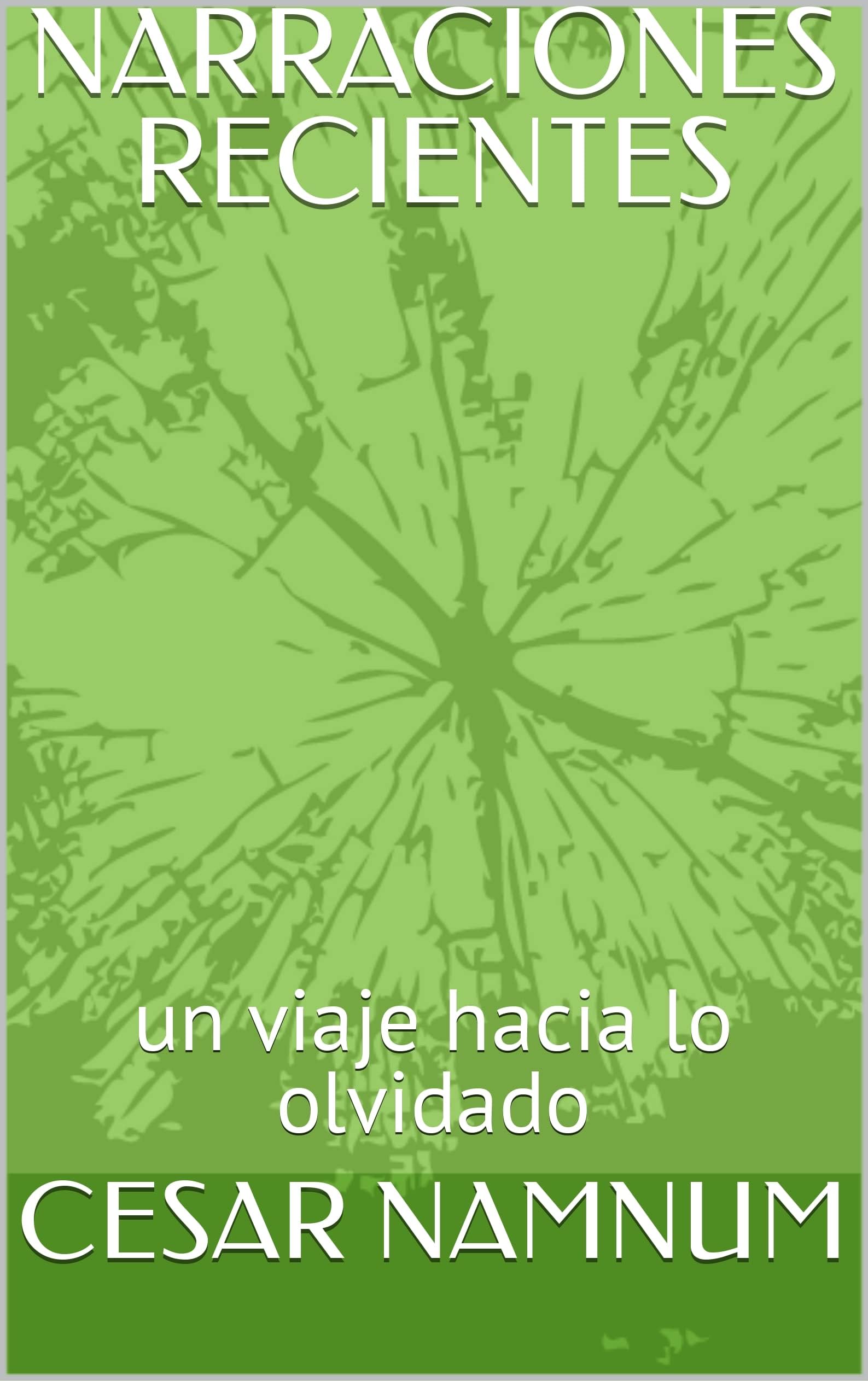 NARRACIONES RECIENTES: un viaje hacia lo olvidado (CÉSAR NAMNUM...TEXTOS DEL MILENIO...BANCO DE OTOÑO (2003) MACACO (2013) NARRACIONES RECIENTES (2021) nº 3) (Spanish Edition)