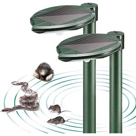 Solar Snake Repellent: Ultrasonic Pest Control Made Easy