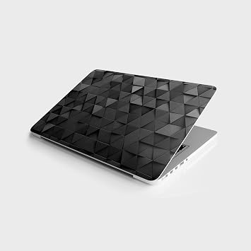 Laptop Sticker Bilgisayar Notebook Pc Kaplama Etiketi Siyah Üçgen