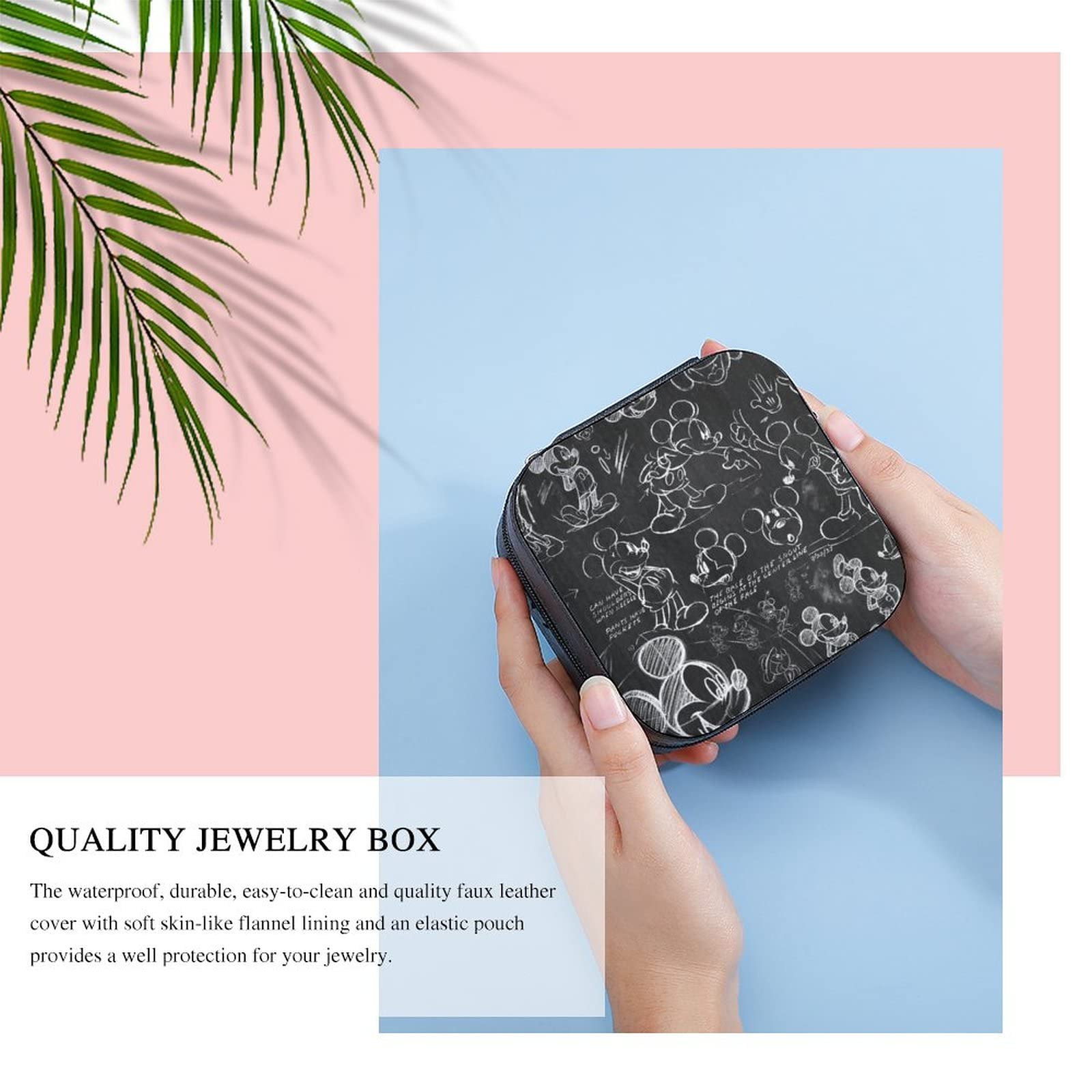 Amazon｜ミッキーマウス ジュエリーボックス ネックレス 指輪 ピアス