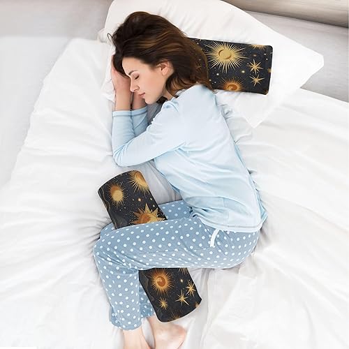 Miniatura 6 de Astrology Planet Cloud Outdoor Bolster Pillow Therapeutic Neck Roll Pillow Small Round Pillows for Legs Support Pillow Round Seat Cushion