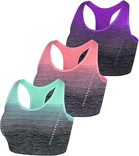 Sykooria Sujetador Deportivo Mujer Sujetador Inalámbrico con Almohadillas Extraíbles para Yoga, Fitness, Corriendo