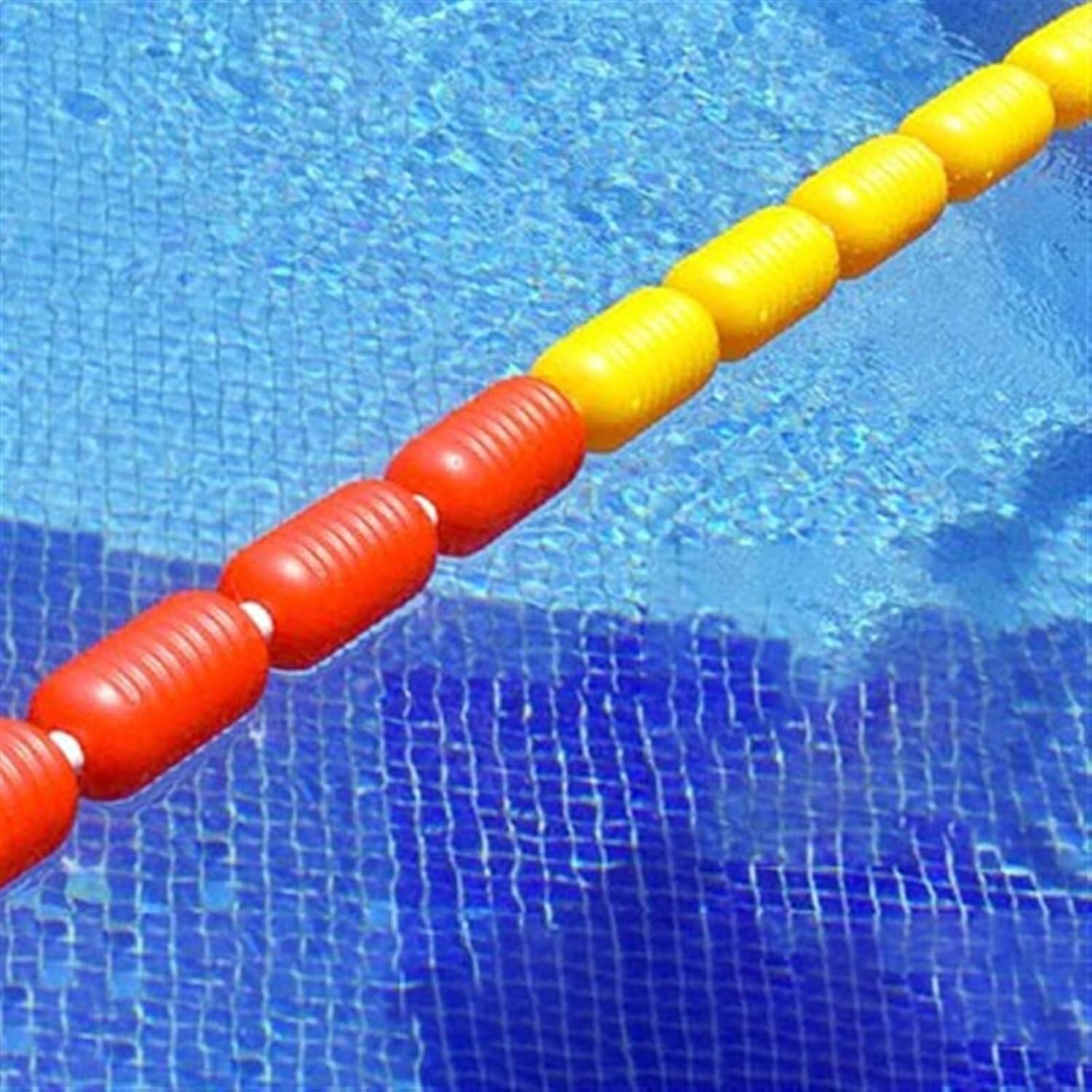 Séparateurs de ligne de flottaison piscine 1m corde sécurité câble acier