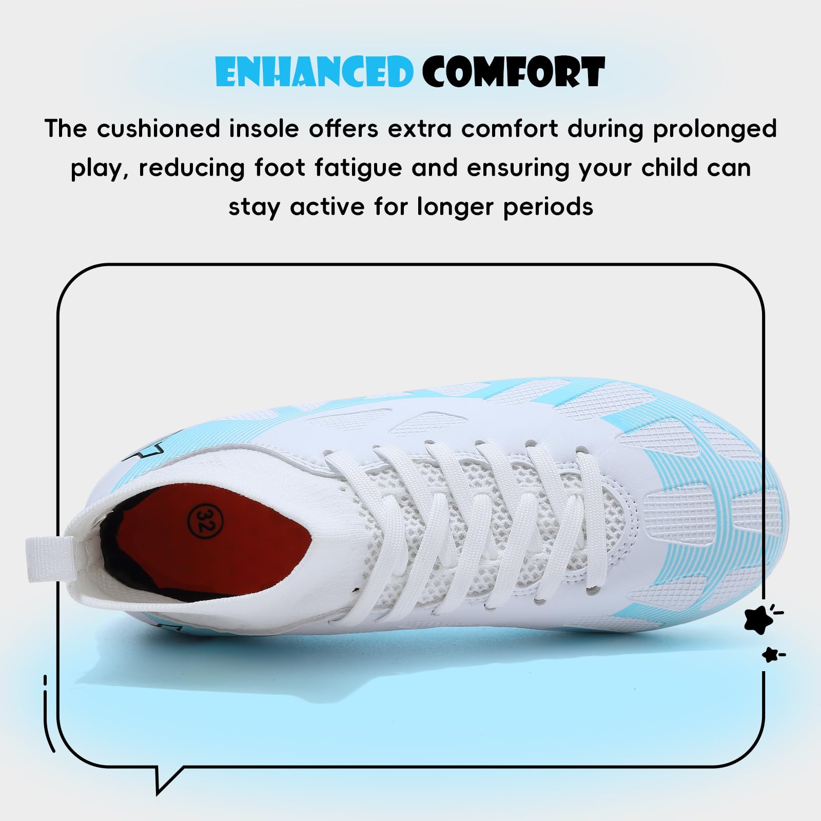 Football Boots Kids Boys Girls Athletic Outdoor Football Shoes — view 3