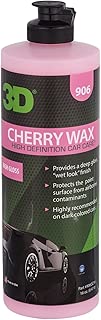 3D Cherry Wax - 16 oz. | Deep Gloss Wet Look Finish | Protects from Fall-Out and Sunlight | Recommended for Dark Vehicles | Made in USA | All Natural | No Harmful Chemicals - coolthings.us