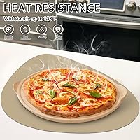 Vista 5 de Juego de 2 manteles individuales y posavasos de piel sintética, redondos de cuero para mesa de comedor, resistentes al calor, antideslizantes