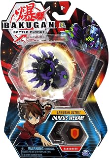 Bakugan Ultra, Darkus Webam, 3-inch Tall Collectible Transforming Creature, for Ages 6 and Up