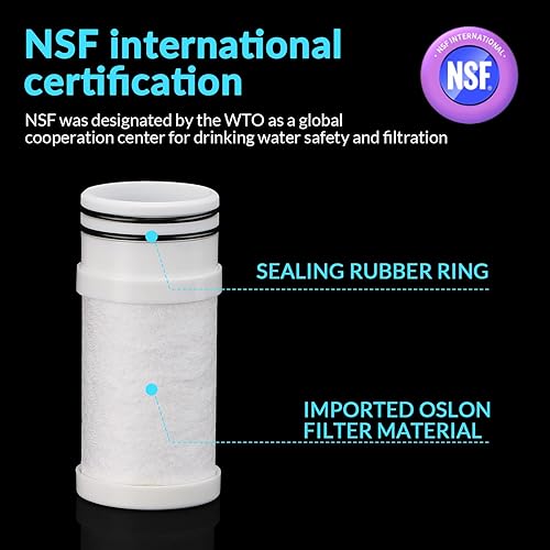 Miniatura 3 de Pinkunn 10 botellas de agua filtradas suaves de 16 onzas, botella de agua portátil de viaje con filtro reutilizable de 16.9fl oz, filtro de agua