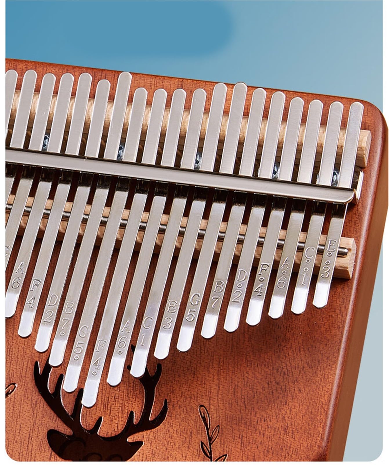 Kalimba 21 Nutowy Kalimba Z Kciukiem Pojedynczy Instrument Dla Początkujących