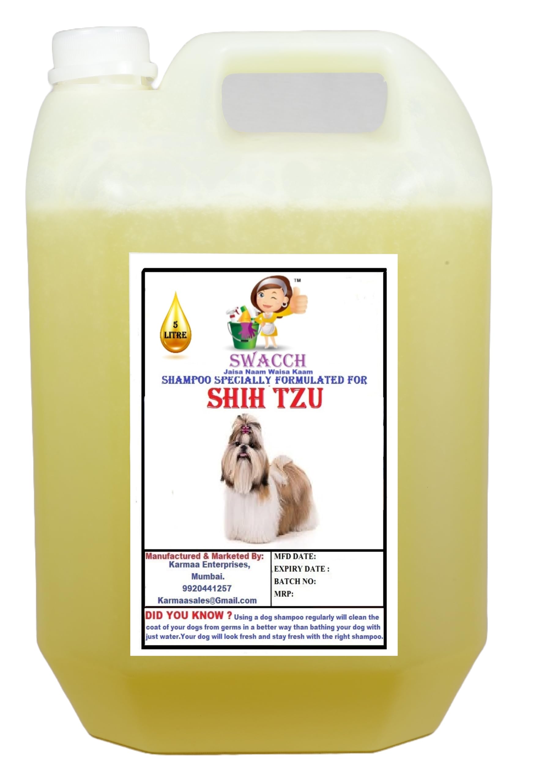 See full amazon price history chart for Dog Swacch Shampoo Specially Formulated For Shih Tzu (5 Liters) Lemon Dog Swacch Shampoo Specially Formulated For Shih Tzu (5 Liters) Lemon (B0BTLZ6XHZ) Amazon Price History, Amazon Price Tracker