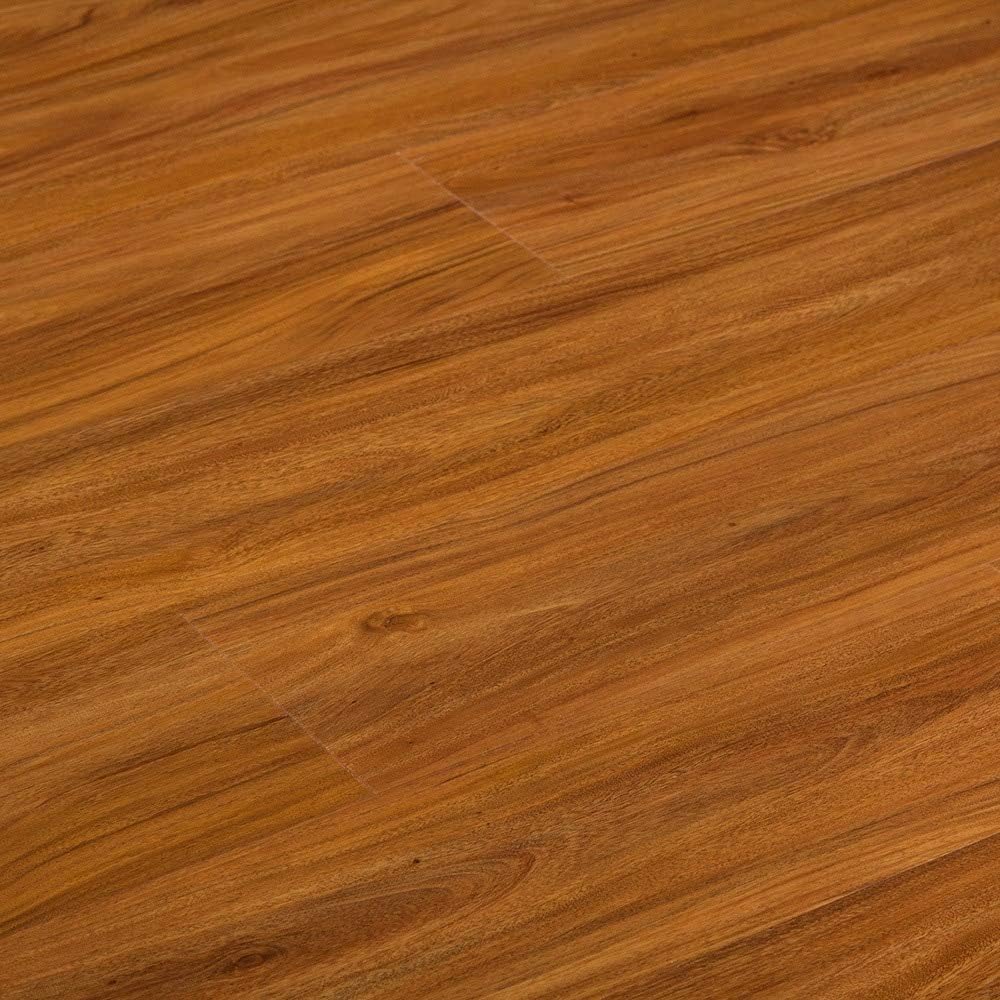 8.7mm Click Lock; 28 mil wear Layer; Luxury Vinyl Plank Flooring 100% Waterproof w/EVA underpad: $4.99/Piece - Cherry - Sample