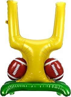Football Party Decorations 60 Inch Tailgate Field Goal Post Balloon Arch Kit Inflatable football Theme Sports Birthday Party Favors Supplies Indoor Outdoor Celebrations Rugby Team Games Props