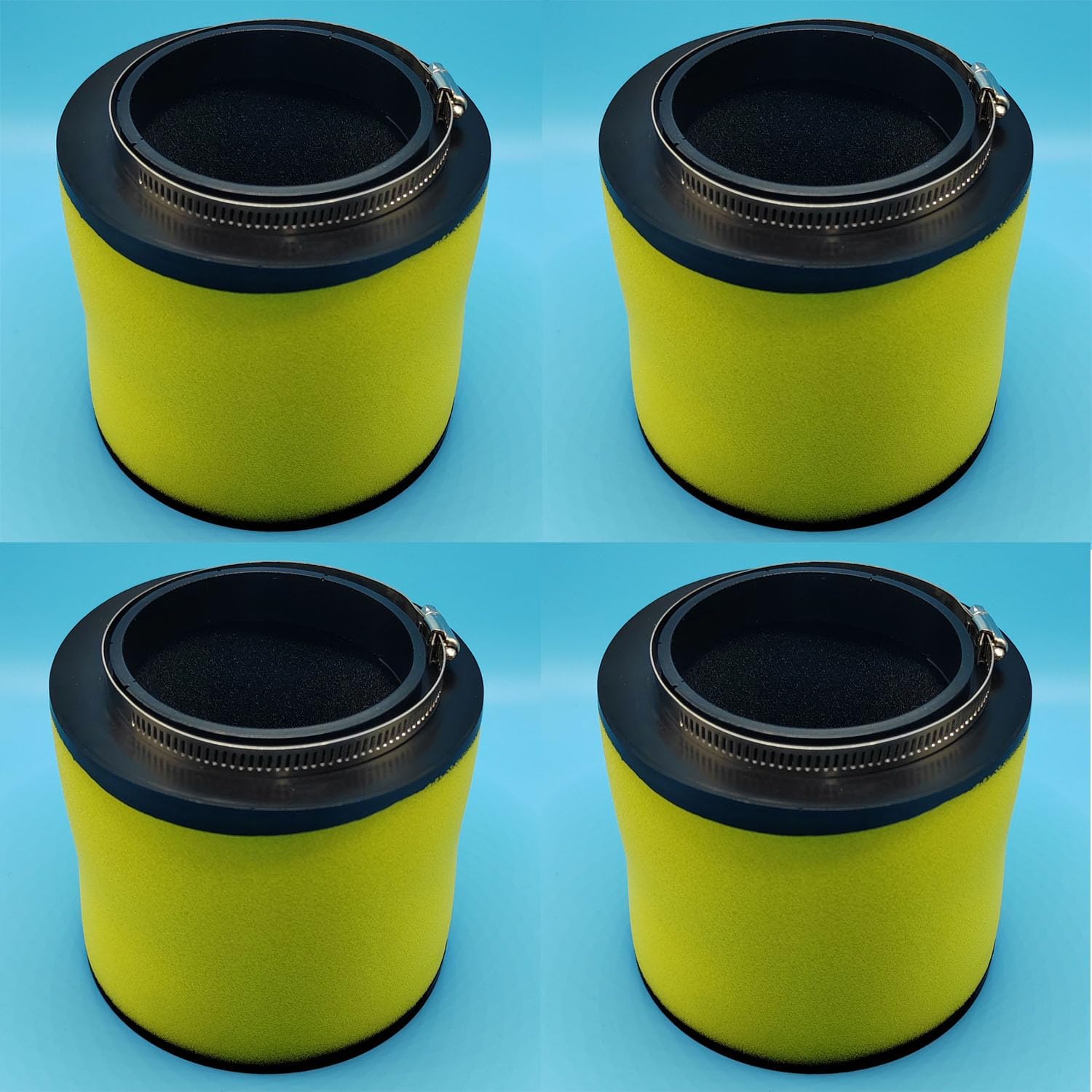 4Pcs Air Filters 17254-HPO-A00 for Honda Foreman TRX500TM TRX500FM TRX500FE TRX500FPE TRX500FPM for Pioneer SXS700M2 SXS700M4 for Rubicon TRX680FA TRX680FGA TRX500FA TRX500FPA