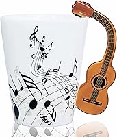 Vista 20 de Taza de guitarra, taza de café de guitarra, regalo para guitarristas músicos, taza de guitarra de 13.5 onzas, regalos para amantes de la música