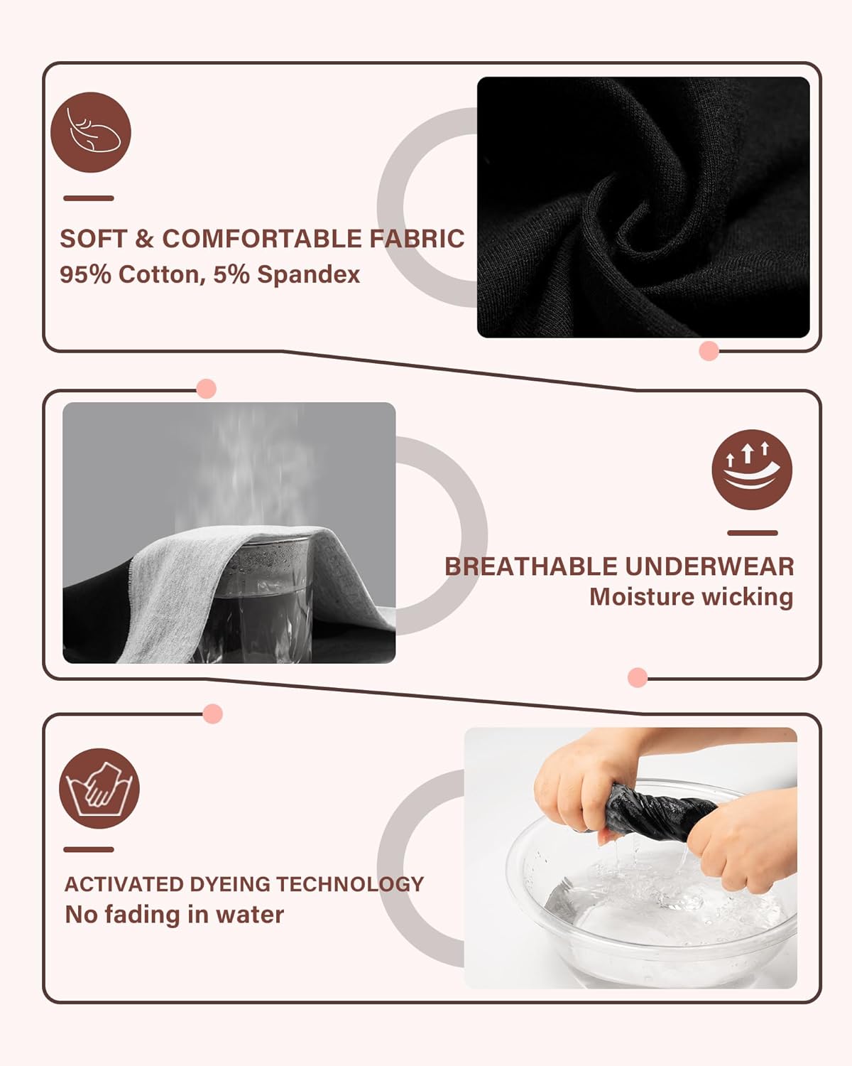 High Waisted Underwear Womens Cotton Soft Breathable Briefs Ladies Panties Multipack (Regular & Plus Size) - Image 5